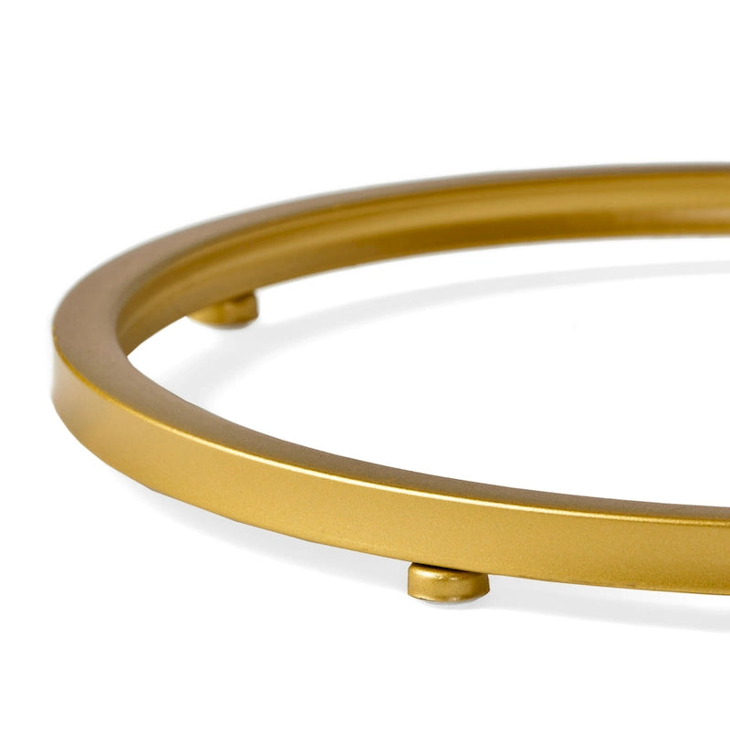 Ingersol Indoor Iron and Faux Wood C Shaped End Table by Christopher Knight Home-10