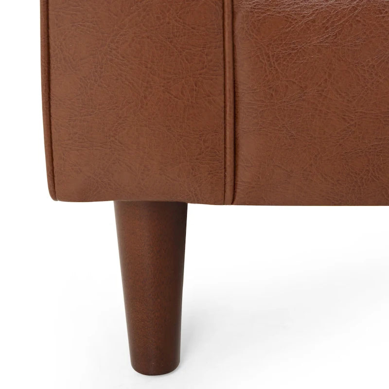 Malinta Contemporary Tufted 3 Seater Sofa by Christopher Knight Home - 82.25 L x 33.00 W x 33.00 H-35