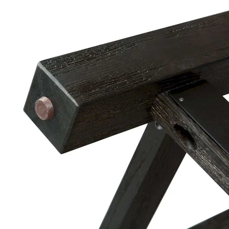 Heatherbrook Charcoal and Ash Upholstered Console Stool-5