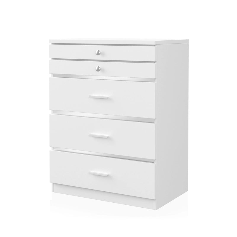 Mary Glam 5-Drawer Jewelry Armoire with Felt by Furniture of America-16