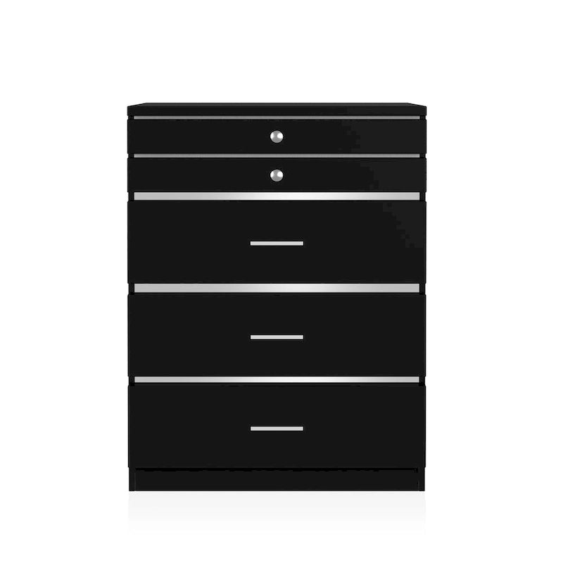 Mary Glam 5-Drawer Jewelry Armoire with Felt by Furniture of America-10