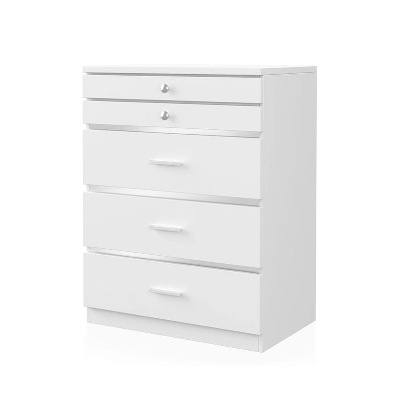 Mary Glam 5-Drawer Jewelry Armoire with Felt by Furniture of America-12