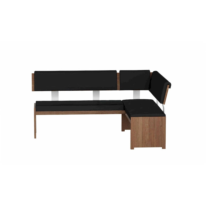 Somette Upholstered Nook with Solid Wood Frame-3