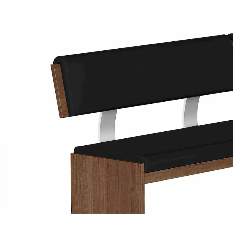 Somette Upholstered Nook with Solid Wood Frame-5