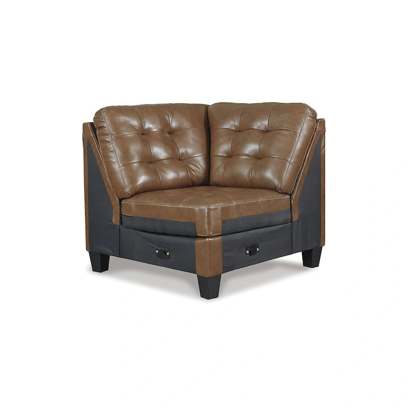 Signature Design by Ashley Baskove Brown 3-Piece Sectional - 100W x 100D x 39H-4