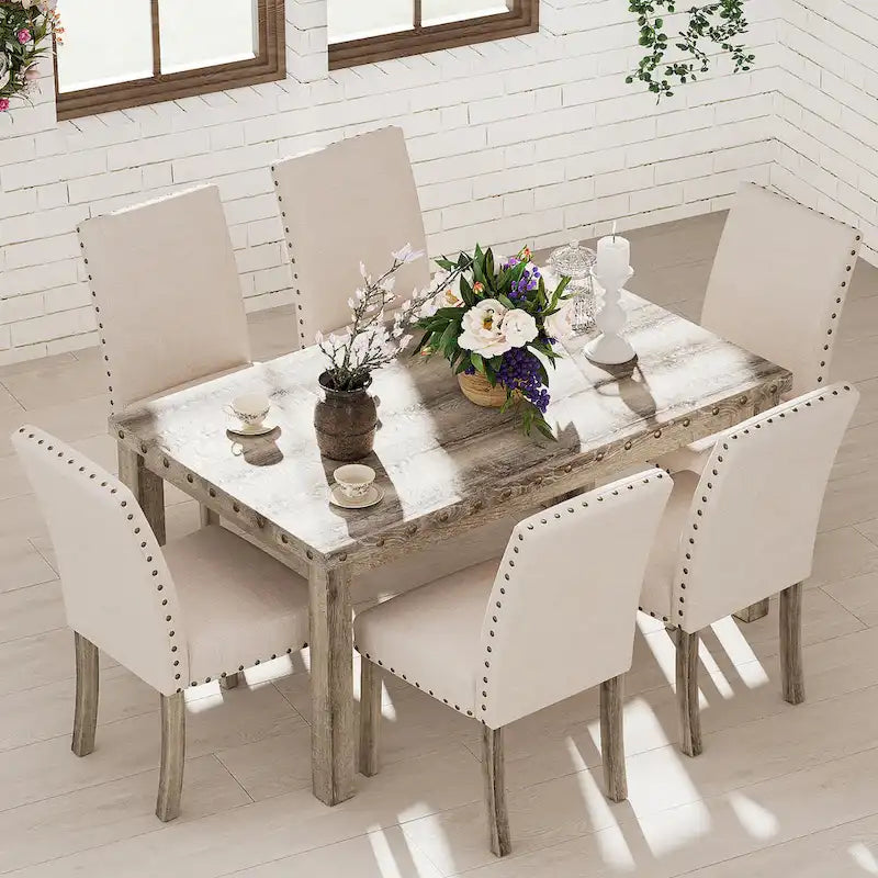 Morden Fort Classic Luxury Dining Rectangular Table-3