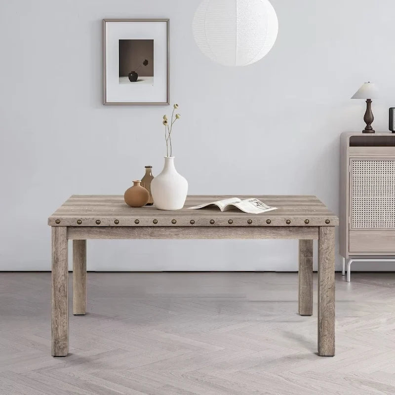 Morden Fort Classic Luxury Dining Rectangular Table-4