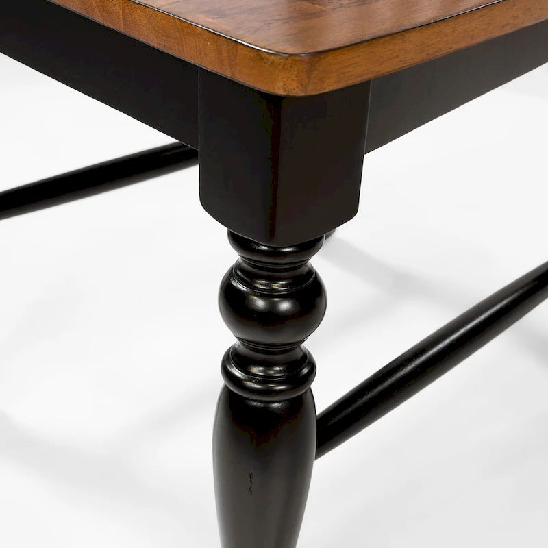 Glen Oak Transitional Wood Two-tone 9-Piece Dining Set by The Gray Barn-8