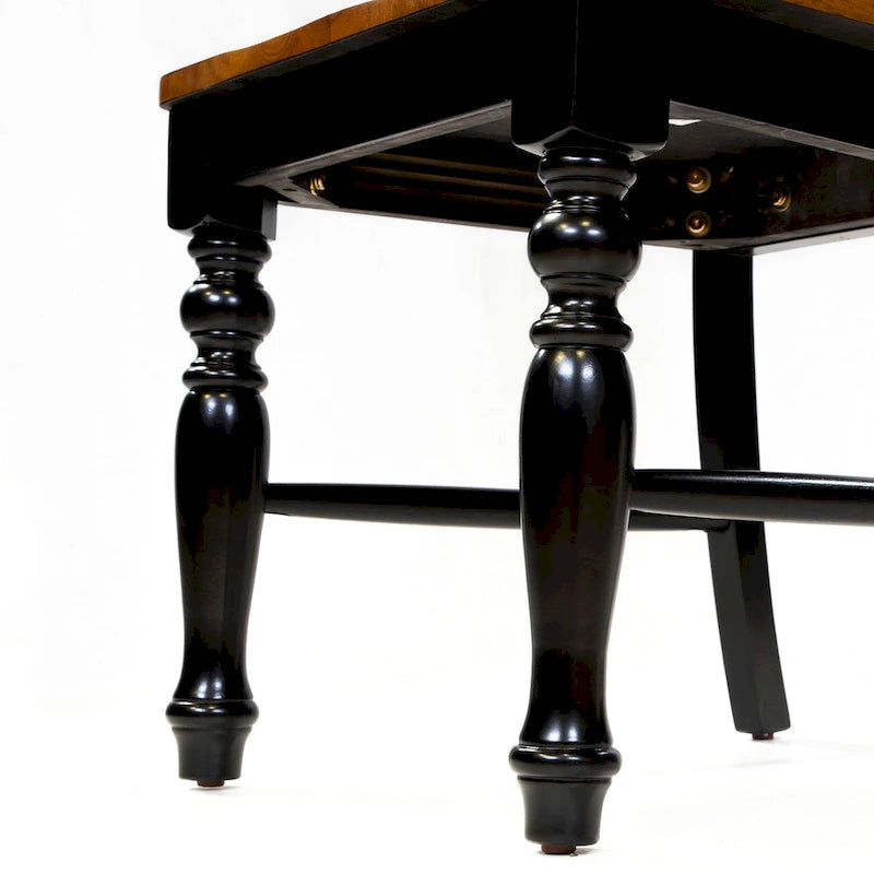 Glen Oak Transitional Wood Two-tone 9-Piece Dining Set by The Gray Barn-9