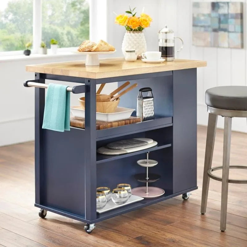 angelo:HOME Boston Rolling Kitchen Island/Cart-3