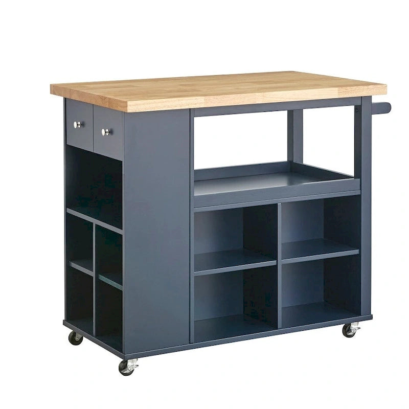 angelo:HOME Boston Rolling Kitchen Island/Cart-6