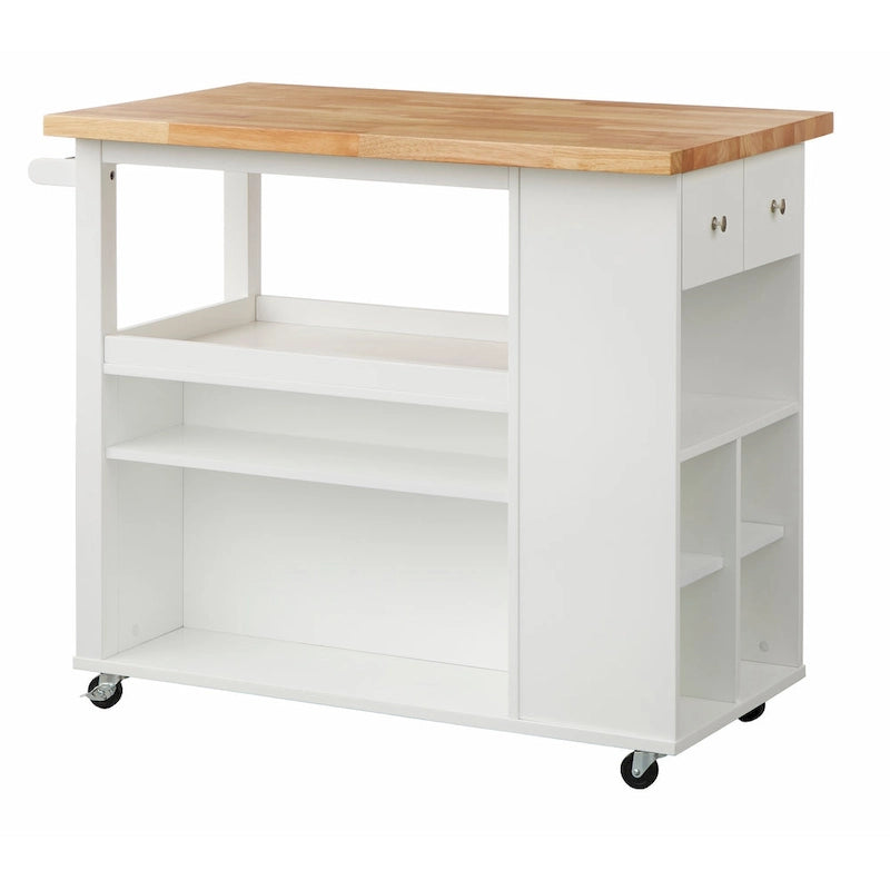 angelo:HOME Boston Rolling Kitchen Island/Cart-7