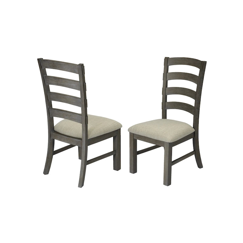 Best Quality Furniture Rustic Trestle 9-piece Dining Set-3