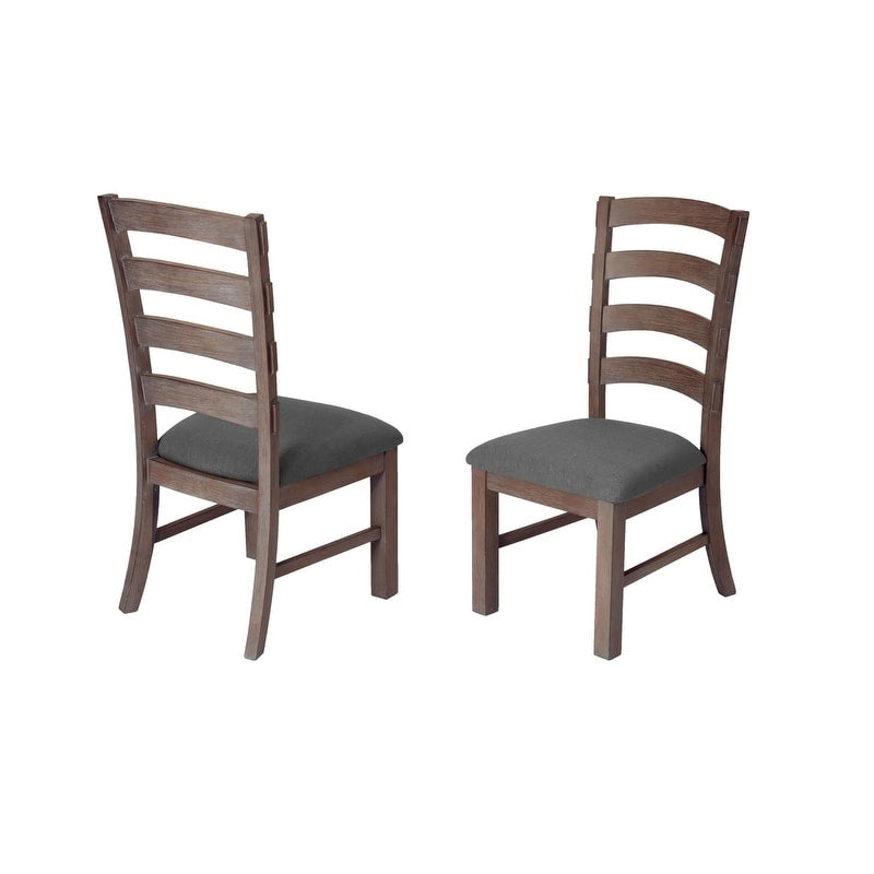 Best Quality Furniture Rustic Trestle 9-piece Dining Set-7