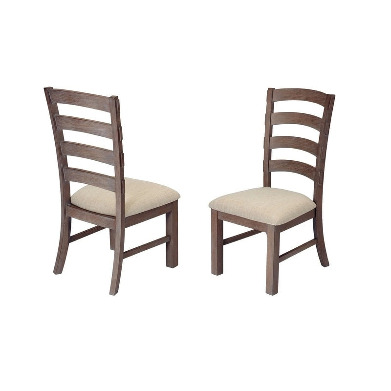 Best Quality Furniture Rustic Trestle 9-piece Dining Set-10