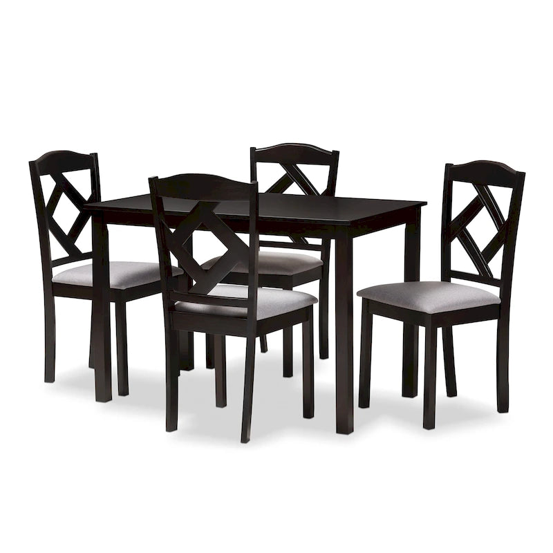 Copper Grove Monongahela Contemporary Fabric 5-Piece Dining Set-13