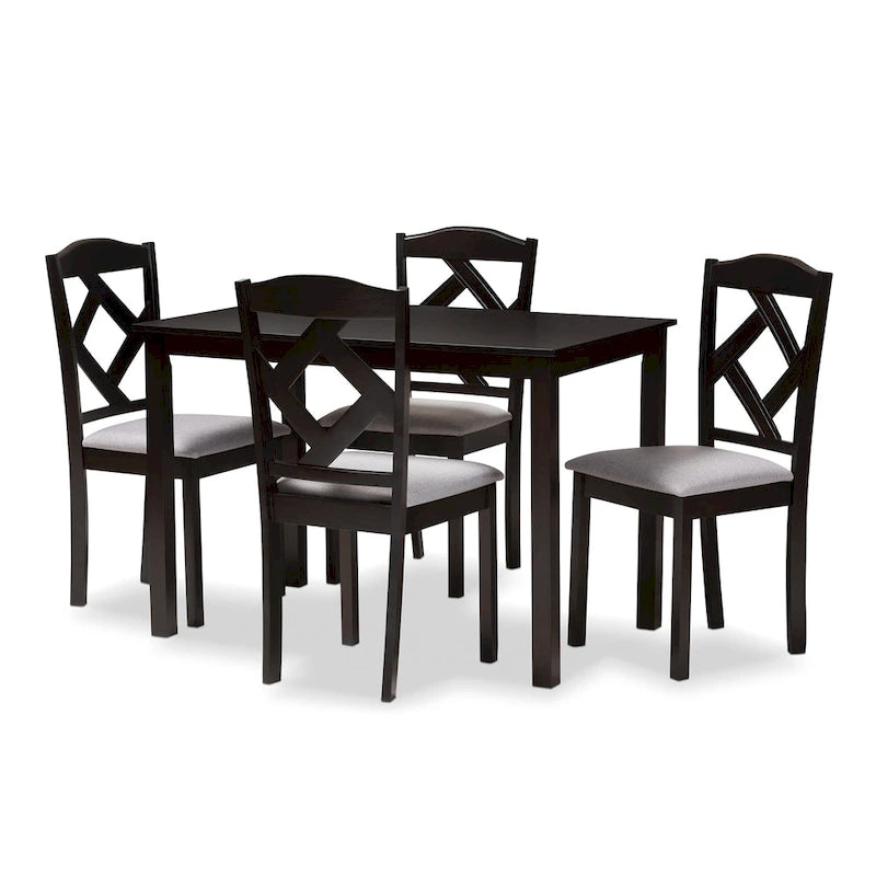 Copper Grove Monongahela Contemporary Fabric 5-Piece Dining Set-9
