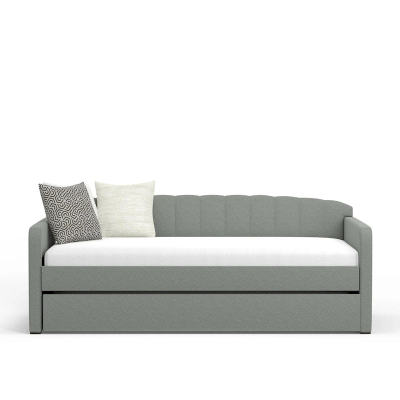 Scalloped Daybed with Trundle-8