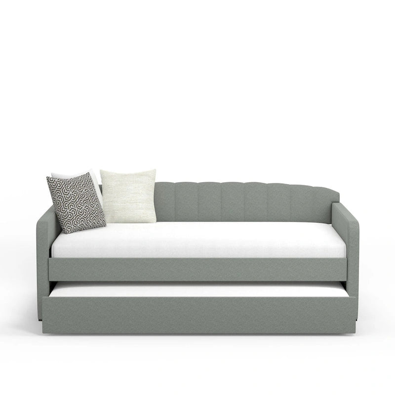 Scalloped Daybed with Trundle-9