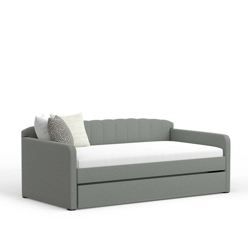 Scalloped Daybed with Trundle-10