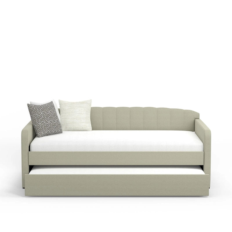 Scalloped Daybed with Trundle-17