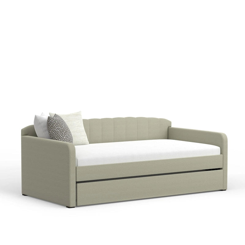 Scalloped Daybed with Trundle-18