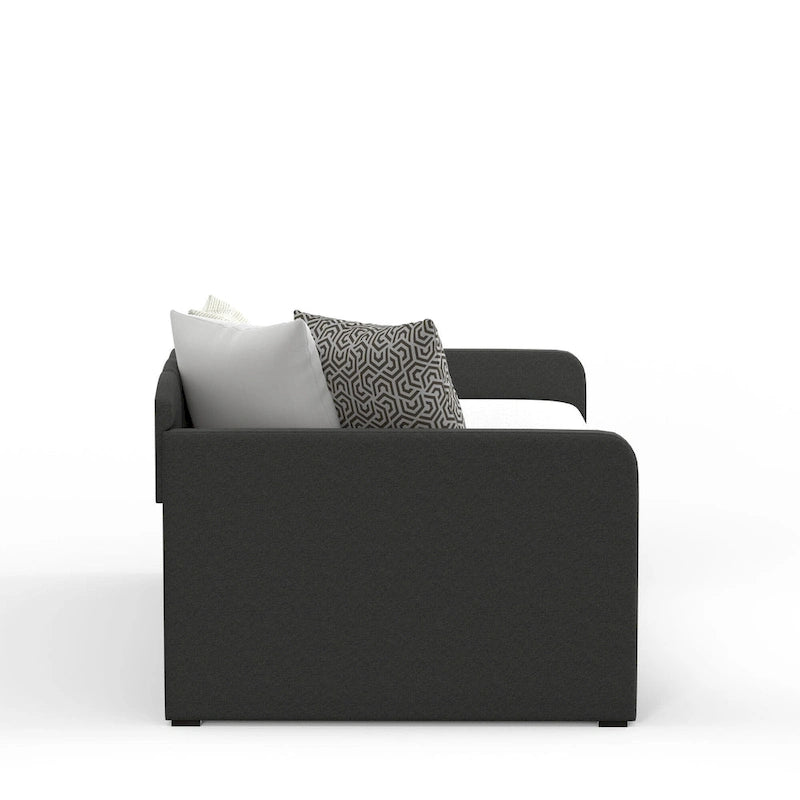 Scalloped Daybed with Trundle-22