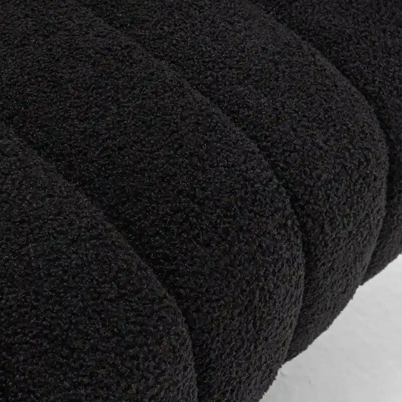 SEYNAR Modern Glam Velvet Upholstered Round Swivel Accent Barrel Chair-29