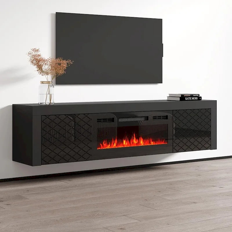 Dia BL-EF Electric Fireplace 71 TV Stand
