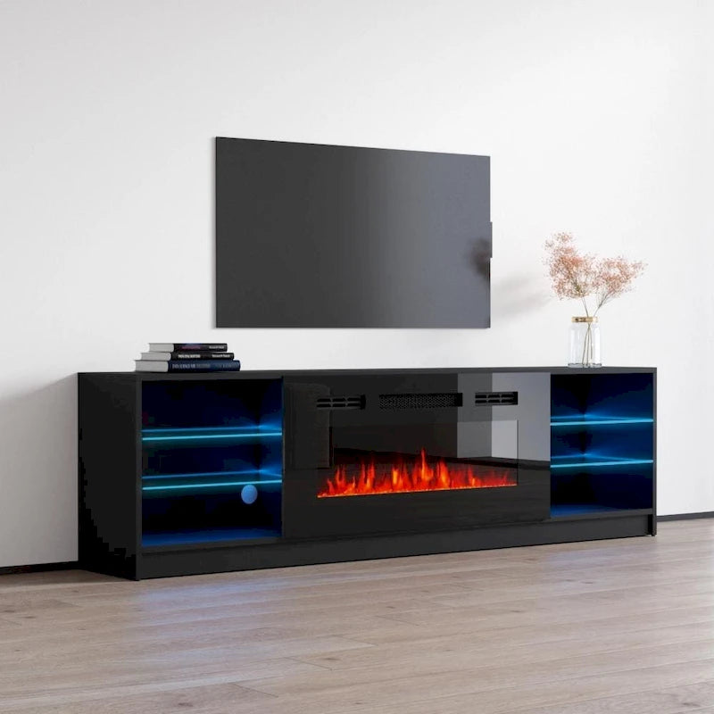 Strick & Bolton Amsden Electric Fireplace TV Stand-2