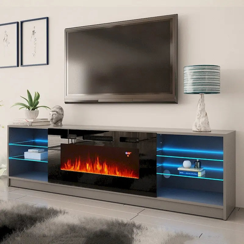 Strick & Bolton Amsden Electric Fireplace TV Stand-9