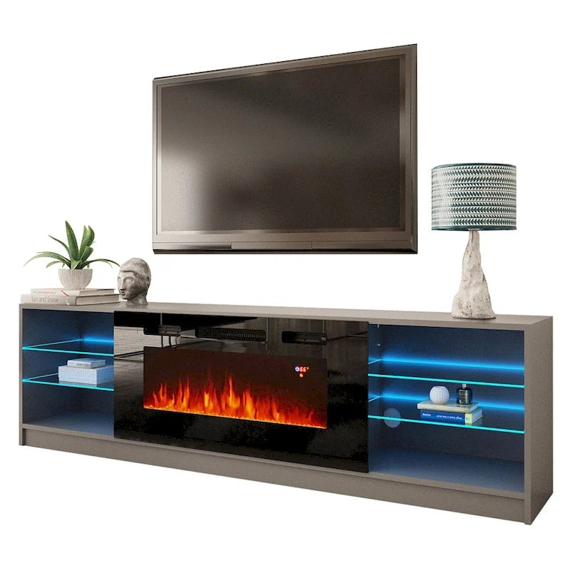 Strick & Bolton Amsden Electric Fireplace TV Stand-11