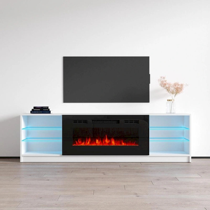 Strick & Bolton Amsden Electric Fireplace TV Stand-13