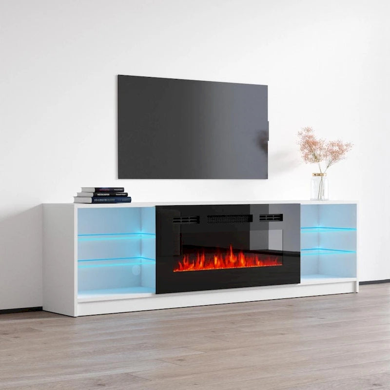 Strick & Bolton Amsden Electric Fireplace TV Stand-14