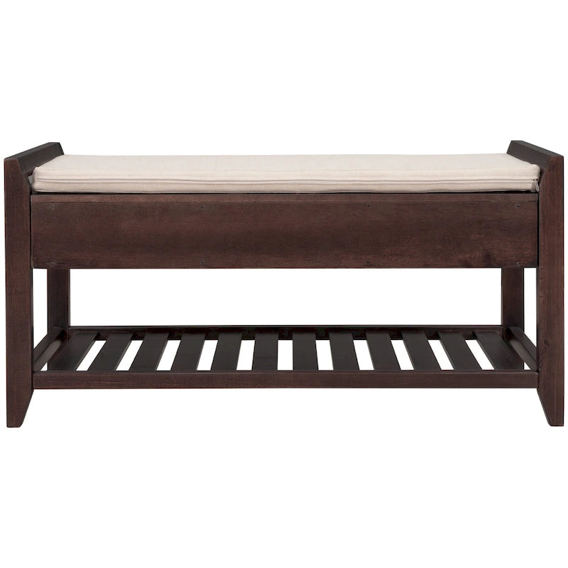Entryway Storage Bench with Drawers-28