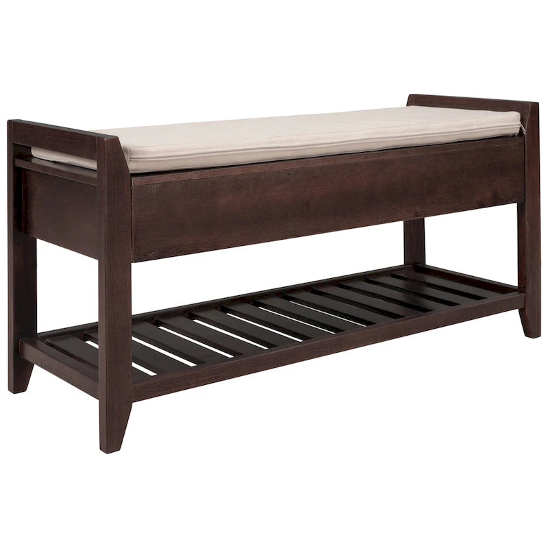 Entryway Storage Bench with Drawers-29