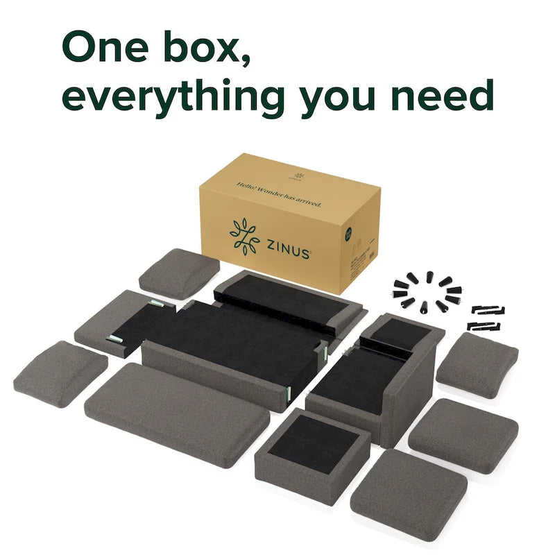 Priage by ZINUS Convertible Sectional Sofa with Reversible Chaise-5