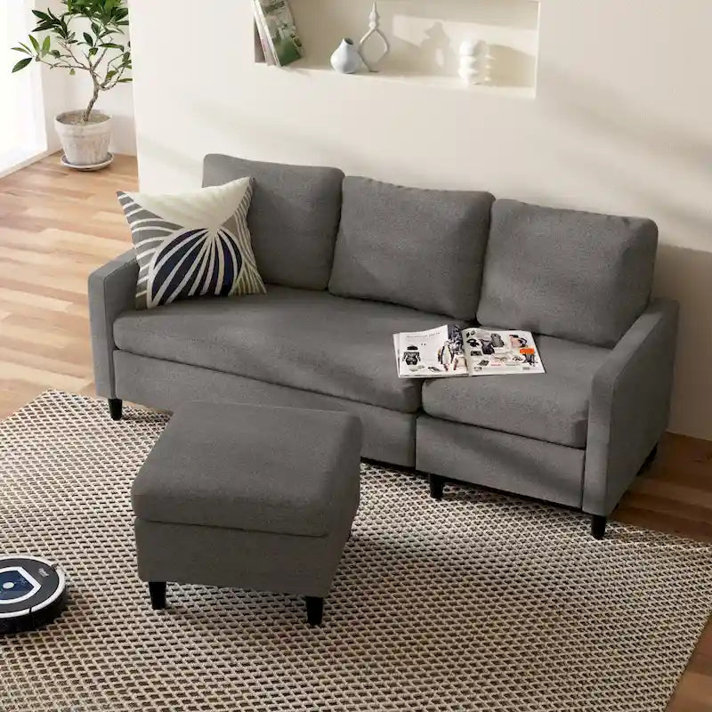 Priage by ZINUS Convertible Sectional Sofa with Reversible Chaise-10