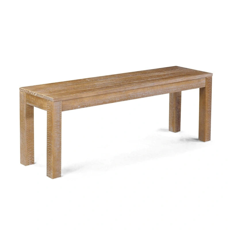 Grain Wood Furniture Montauk Solid Wood Backless Bench-13