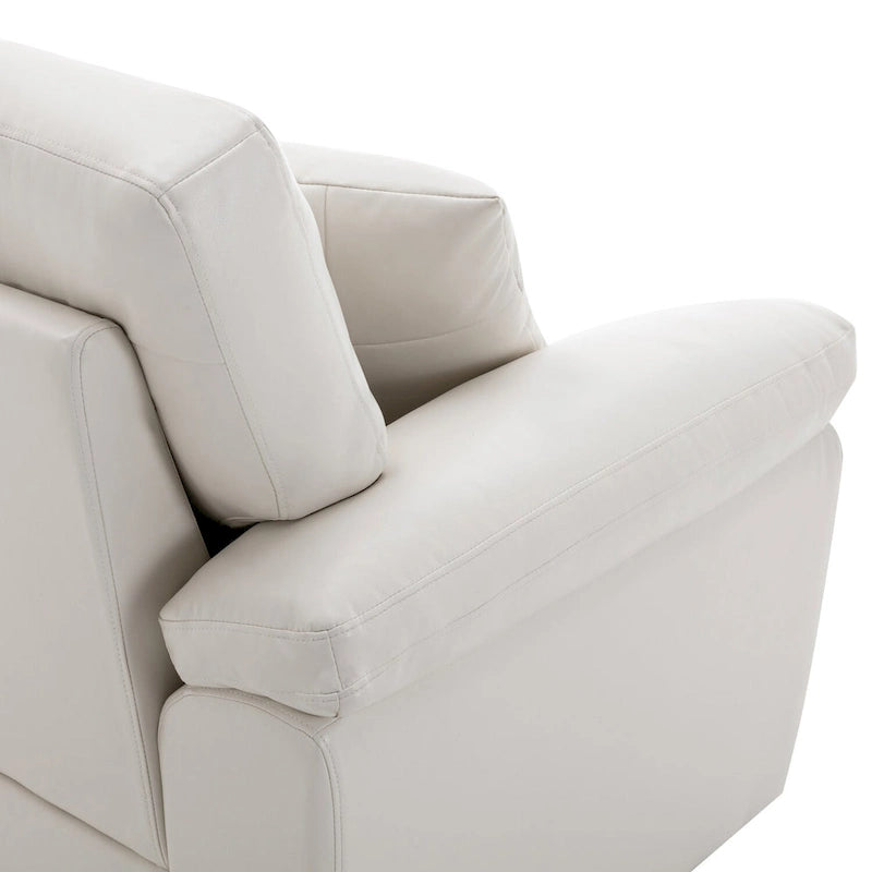 Morden Fort Upholstered Living Room Set, 2 Pieces - Faux Leather chair, Loveseat-15