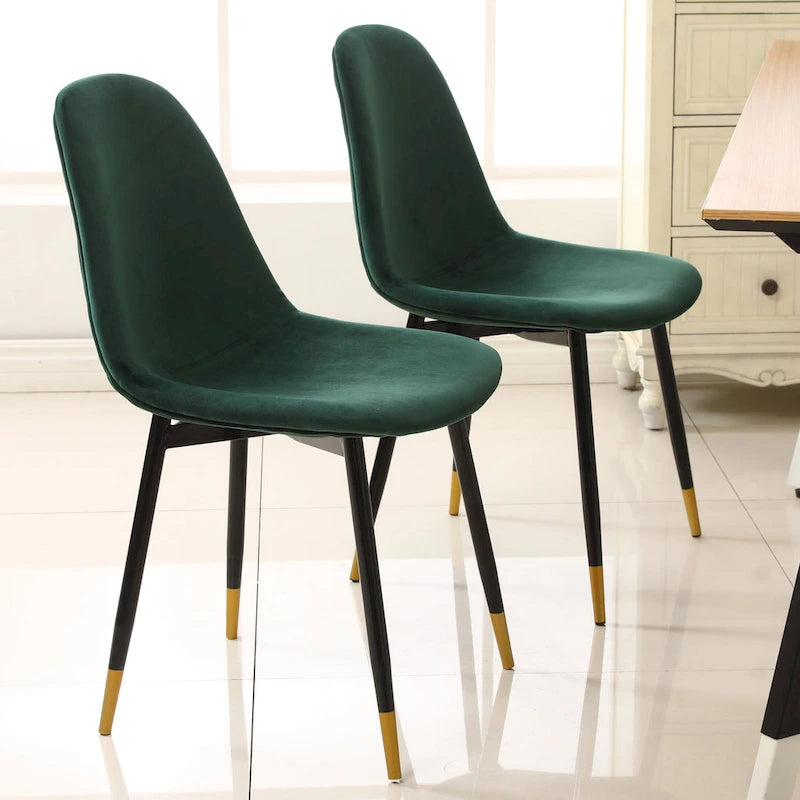 Roundhill Furniture Lassan Contemporary 5-Piece Dining Set, White Round Table and 4 Chairs-16