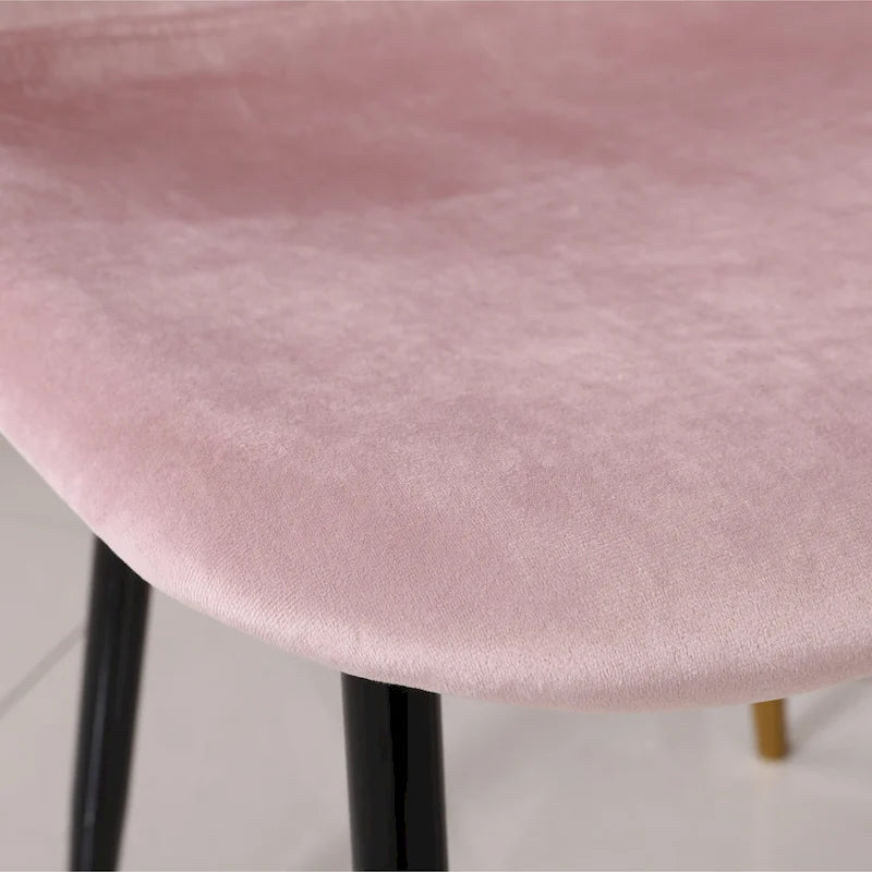 Roundhill Furniture Lassan Contemporary 5-Piece Dining Set, White Round Table and 4 Chairs-29