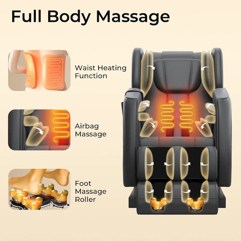 Ukuowu Favor-SS01 heated Full Body Massage Chair with zero gravity mode and Bluetooth music player-5
