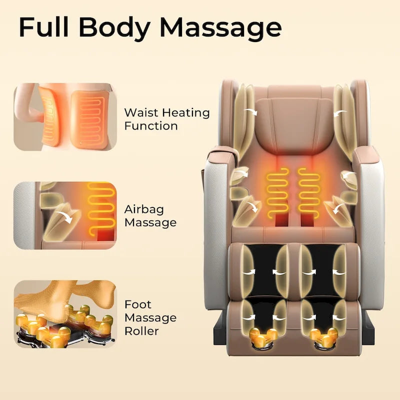 Ukuowu Favor-SS01 heated Full Body Massage Chair with zero gravity mode and Bluetooth music player-27