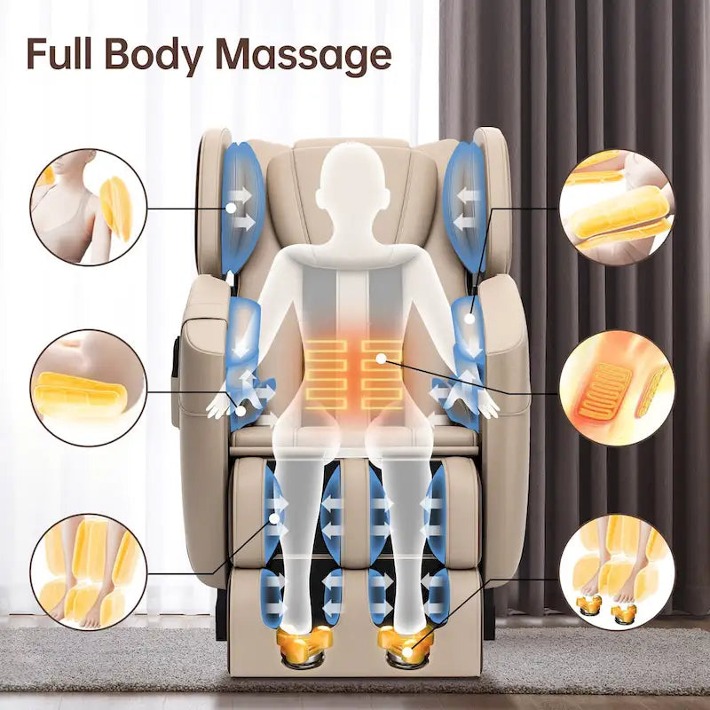 Ukuowu Favor-SS01 heated Full Body Massage Chair with zero gravity mode and Bluetooth music player-34