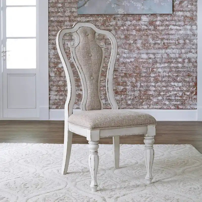 Magnolia Manor Splat Back Upholstered Side Chair (Set of 2)-19