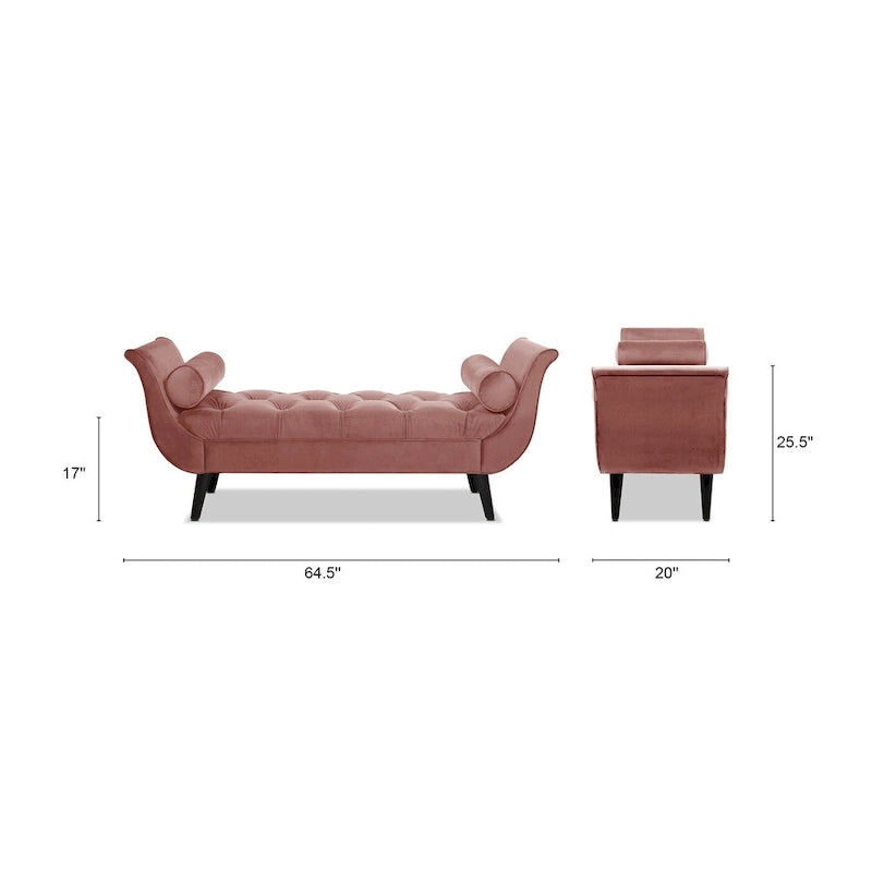 Jennifer Taylor Home Alma Tufted Entry Bench-3