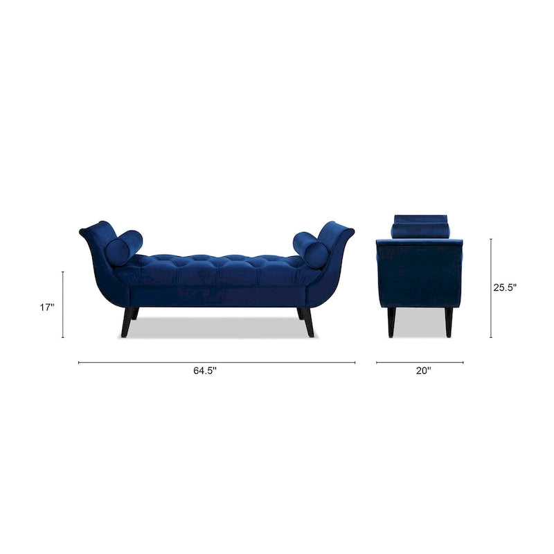 Jennifer Taylor Home Alma Tufted Entry Bench-20