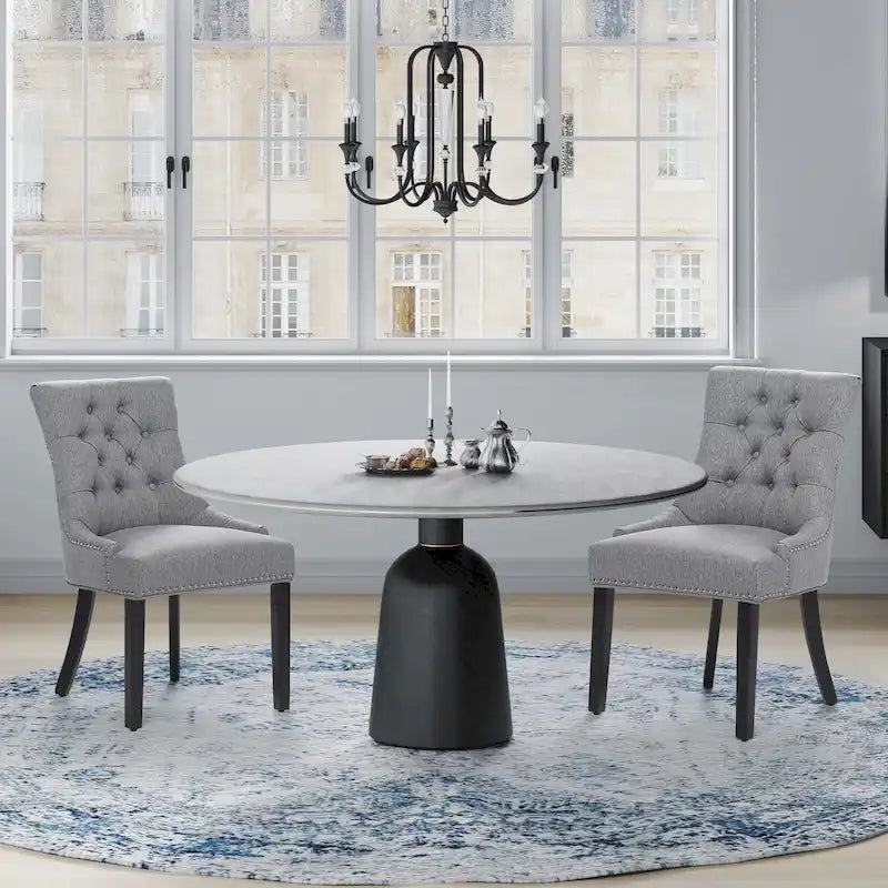 Grandview Tufted Dining Chair (Set of 2) Upholstered-34