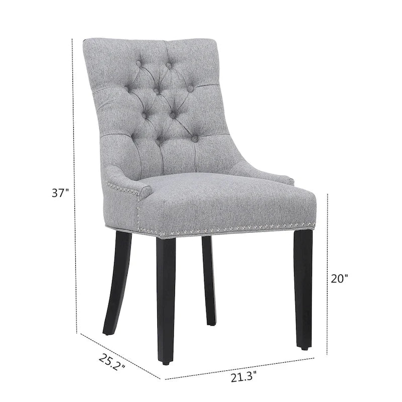 Grandview Tufted Dining Chair (Set of 2) Upholstered-32